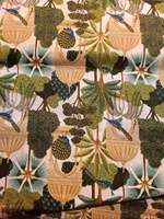 Tissu 100 % coton imprimé à la main, écologique et respirant pour robes, sacs, rideaux - Motifs traditionnels légers à côtes