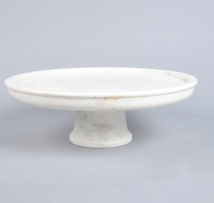Support à gâteau en marbre de qualité supérieure, support de présentation de dessert moderne en marbre blanc de luxe pour mariage, vente personnalisée - Product Image 1