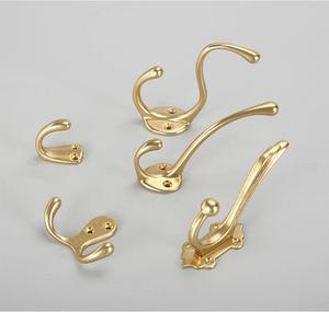 New Arrival Handmade Brass <b>Wall</b> Hooks Metal Coat Hanging Hooks for Keys Towels <b>Clothes</b> Scarf Bag and Farmhouse Decoration - Product Image 2