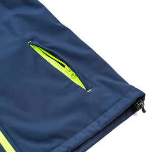 แจ็คเก็ตกันหนาวปรับแต่งได้สำหรับผู้ชาย, ผ้ายีนส์กันน้ำโพลีเอสเตอร์ลำลองกีฬา - Product Image 4