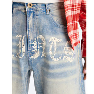 Nuevo Modelo de Pantalones Cortos Morados con Bolsillos Grandes y Cintura Elástica para Hombre, Pantalones Cortos Cargo de Mezclilla para Verano, Pantalones Cortos Denim Tears - Product Image 2