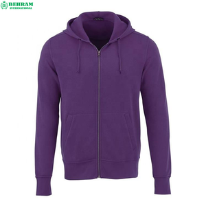 Sweat à capuche zippé streetwear personnalisé de haute qualité, double fermeture éclair, 100 % coton, séchage rapide, respirant, en polaire - Product Image 1