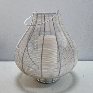 Modern Steel Wire <b>Lantern</b> <b>Candle</b> Holder Heat Resistant Home Decoration - Product Image 5