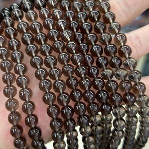 Perles d'obsidienne naturelle, perles rondes en pierre de cristal, brin de perles pour la fabrication de bijoux, artisanat DIY, vente en gros - Product Image 2