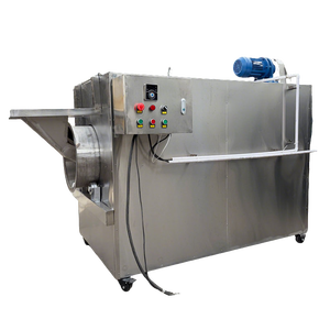 Máquina Tostadora de Nueces Automática a Gas Comercial - Tostador de Tambor Rotatorio de 220 lb/lote para Semillas de Girasol, Anacardos, Cacahuetes - Product Image 2