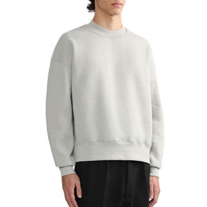 Sweat-shirt personnalisé pour homme, col rond, impression personnalisée, coupe oversize, en molleton bouclette, col étendu - Product Image 4