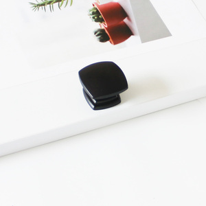 Premium Quality Zinc Alloy Matte <b>Black</b> Cabinet <b>Knob</b>, Modern Minimalist Handle for Kitchen Bathroom Furniture & Nightstands - Product Image 1