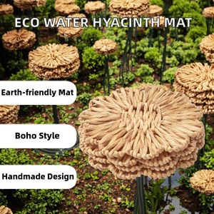 Water Hyacinth Bohemian Flower Handmade Eco-Friendly Woven <b>Placemat</b> Made in Vietnam <b>Table</b> Decoration Wholesale - Product Image 2