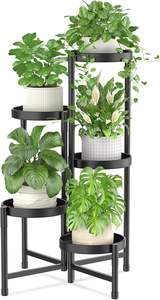 Support de plante en fer de qualité supérieure, best-seller, adapté pour l'intérieur, l'extérieur, le jardin, le balcon et la décoration intérieure. - Product Image 3