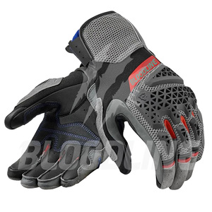Guantes de Motocicleta BLOODLINE, Largos hasta la Muñeca, Transpirables, de PU, Deportivos, para Exteriores, Primavera/Otoño, Sin Forro, Negro y Bronceado - Product Image 5