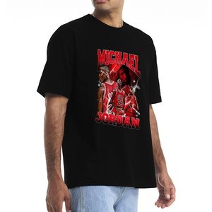 T-shirt personnalisé avec strass, côtés délavés au soleil, col rond, coton lourd 100%, impression DTG, t-shirt graphique pour homme - Product Image 3