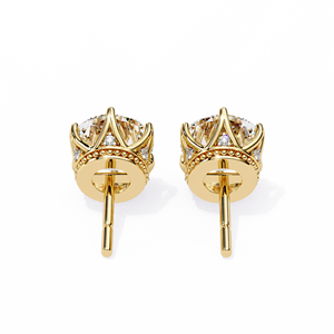 Pendientes LoveAura de Lujo, Chapados en Oro de 18K, con Diamantes Cultivados en Laboratorio Certificados por IGI, Diseño Infinito, para Regalo de Boda o Fiesta - Product Image 5