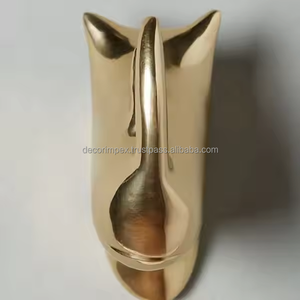 Figurines murales en aluminium coulé, écologiques, modernes, antilope, rhinocéros, éléphant, de haute qualité, polies, brillantes, sur le thème du safari - Product Image 2