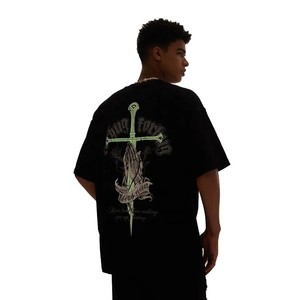 T-shirt Oversize Vintage Lavé 100% Coton, Style Urbain Streetwear, Mode High Street, Vente en Gros OEM - Product Image 6
