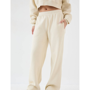 ชุดเซ็ตฤดูใบไม้ร่วงสำหรับผู้หญิง เสื้อแจ็คเก็ตผ้าแคนวาสแบบครอปและกางเกงขายาวทรงตรง น้ำหนักเบา เหมาะสำหรับวิ่งออกกำลังกาย ท่องเที่ยว และกิจกรรมกลางแจ้ง - Product Image 3