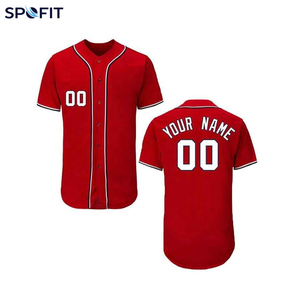 Camiseta de Béisbol para Mujer SPOFIT, Manga Corta, Ajustada, Absorbente de Humedad, Cierre de Botones, Color Sólido, Ropa Deportiva para Adultos - Product Image 5