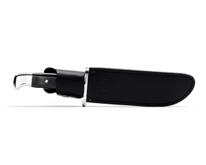 มีดโบวี่ LEGACY BLADES พรีเมียม ทำมือจากเหล็กกล้าคาร์บอนสูง สำหรับล่าสัตว์และตั้งแคมป์ ปลายมีดแบบ Drop Point ด้ามไม้ พร้อมปลอกหนัง - Product Image 4