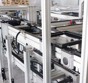 Restaurant Use Electric Accessories Durable Aluminum Conveyor Pallet Stainless Steel Adjustable Speed Automatic Belt Chain - Product Image 1