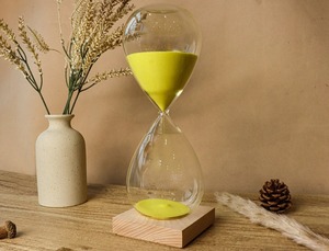 Sablier en verre transparent, minuteur décoratif en acrylique pour bureau, ornement de compte à rebours pour la maison, le bureau, cadeau, vente en gros depuis l'Inde - Product Image 6