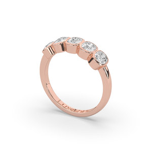 Bague en argent 925 plaqué or avec diamant de laboratoire 0,3 carat taille coussin, certifiée IGI, style luxe, bijou léger pour femme - Product Image 6