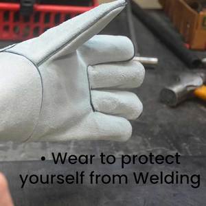 Gants de soudage polyvalents pour travaux intérieurs et extérieurs, avec dextérité améliorée et doigts renforcés. - Product Image 6