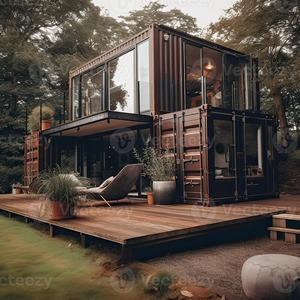 Casas Pequeñas de Alta Calidad, Casas Modulares Portátiles de Acero para Vivienda a Largo Plazo, Alojamiento Temporal, Alojamiento para Huéspedes y Uso Comercial - Product Image 5