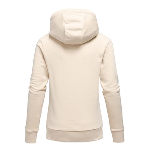 Women's Solid Mint Green Hooded Sweatshirt Long Sleeve Pullover <b>Fleece</b> <b>Top</b> with Kangaroo Pocket - Product Image 4