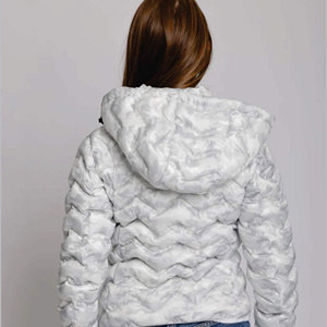 Fashion Women's <b>Winter</b> Outdoor Casual Eco-Friendly Hooded Puffer Jacket Waterproof Breathable Polyester Filled Rivet Packable - Product Image 3