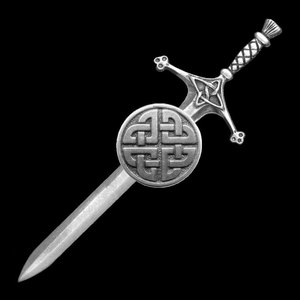 Pin para Kilt con Nudo Celta, Metal de Alta Calidad para Kilt de Tartán, Decorativo para Trajes Escoceses de las Tierras Altas - Product Image 1