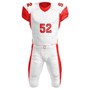 Ensemble maillot et short de football américain respirant, prix de gros abordable, dernier design, qualité supérieure, uniforme de football américain - Product Image 1