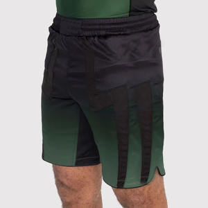 Shorts MMA pour hommes 100 % Spandex/Polyester, fabriqués sur mesure (OEM), à prix de gros, shorts de combat unis teints à bas prix, en vente. - Product Image 1