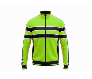 Chaqueta de Calentamiento con Cierre Completo Sublimada para Equipo Profesional, Ropa Deportiva para Correr y Fitness, Cálida, Transpirable y de Secado Rápido |   Tallas Hombre Mujer Juvenil - Product Image 6