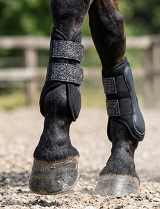 Equestrian High Quality Breathable Mesh Horse <b>Brushing</b> <b>Boot</b> Shockproof Strike Pad Neoprene Protect Tendon Lightweight Stardust - Product Image 3