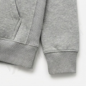 Vente en gros de sweats à capuche pour hommes en coton 100% à manches longues, unis et vierges, vente directe d'usine, couleur personnalisée, séchage rapide, streetwear - Product Image 6