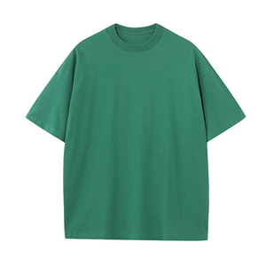 Camiseta Oversize Personalizada para Hombre, 100% Algodón, Estilo Doble Cremallera, Insignia Cromada, Top Casual de Verano, Ajuste Holgado, Estilo Urbano - Product Image 4