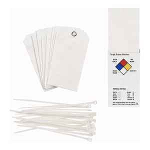 Étiquette de signalisation des risques chimiques réfléchissante en PVC flexible Brady pour la sécurité en laboratoire et industrielle - Product Image 3