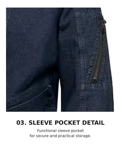 Lightweight <b>Cooling</b> Stretch Denim <b>Jacket</b> | MARK MK-B001J OEM/ODM Korean Brand - Product Image 6