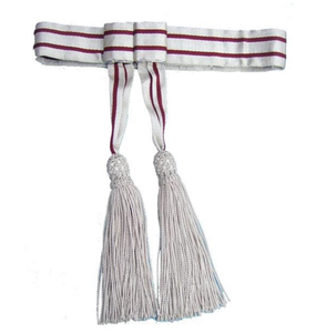 เข็มขัดคาดเอวหลากสีพร้อมพู่ห้อย – เข็มขัดประดับชุดพิธีการสำหรับงานพาเหรดและชุดทางการ - Product Image 6