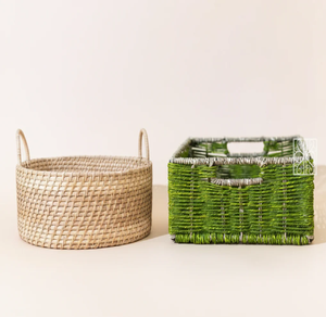 Elegant Shallow Glossy Dark Reddish-brown Handwoven Eco-Friendly Luxury <b>Basket</b> Bowl Intricate Open-mesh Weave Pattern Hanging - Product Image 3