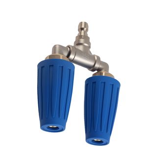 Idropulitrice a Doppio Turbo 4000PSI con Design a Doppia Testa in Acciaio Inox 304, Pressione Massima 200 bar Per la pulizia ad alta pressione con acqua calda - Product Image 2