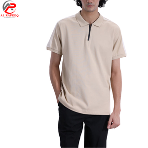Mens Short Sleeve Polo Shirt Contrast Colors Polo Shirts with custamize logo - Product Image 5