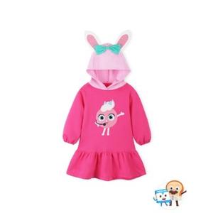 Vestido Macaron Coreano OZKIZ para Niñas, 100% Poliéster, de 2 a 6 Años, Primavera/Otoño, Moda Infantil al por Mayor - Product Image 1