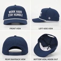 Gorra de Béisbol de 5 Paneles con Logotipo Bordado de Alta Calidad, Diseño Deportivo con Orificios Cortados a Láser, Gorras de Poliéster Gris Personalizadas al por Mayor