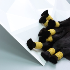 Cabello virgen Remy vietnamita liso negro al por mayor, sin procesar, con cutícula alineada, doble capa, para permanente, ODM OEM - Product Image 4