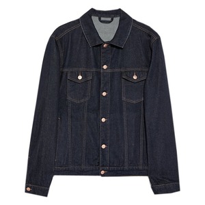 Veste en jean en coton pour homme style cowboy, Blouson bomber décontracté pour homme, Veste coupe-vent streetwear, Vestes en jean unies pour homme - Product Image 1