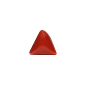 Premium 7.4 Carat Oval Cut Red Coral Loose Gemstone for Fine Jewelry - Product Image 2
