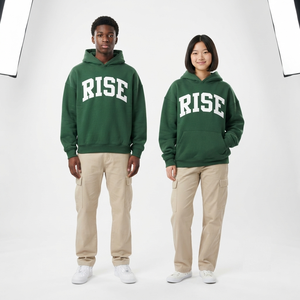 Sweat-shirt imprimé personnalisé pour femme et jeune fille, en molleton bicolore, doublé, en élasthanne/coton, style streetwear, écologique et respirant - Product Image 1