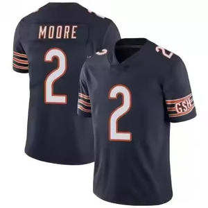Maillots de football américain pour hommes de 3e génération, broderie dense, respirants, vente en gros - Product Image 3