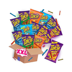 Chips de tortilla enrollados Takis Fuego Chili Lime en cajas de exhibición al por mayor de 12 unidades para puntos de venta minoristas de compras impulsivas - Product Image 3