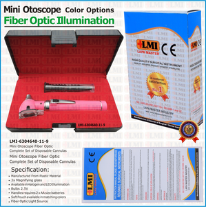 Reliable Otoscope Fibre <b>Optic</b> Pink Ear Diagnostic Tool Lightweight Otoscope Fibre <b>Optic</b> Pink For Clinic - Product Image 3